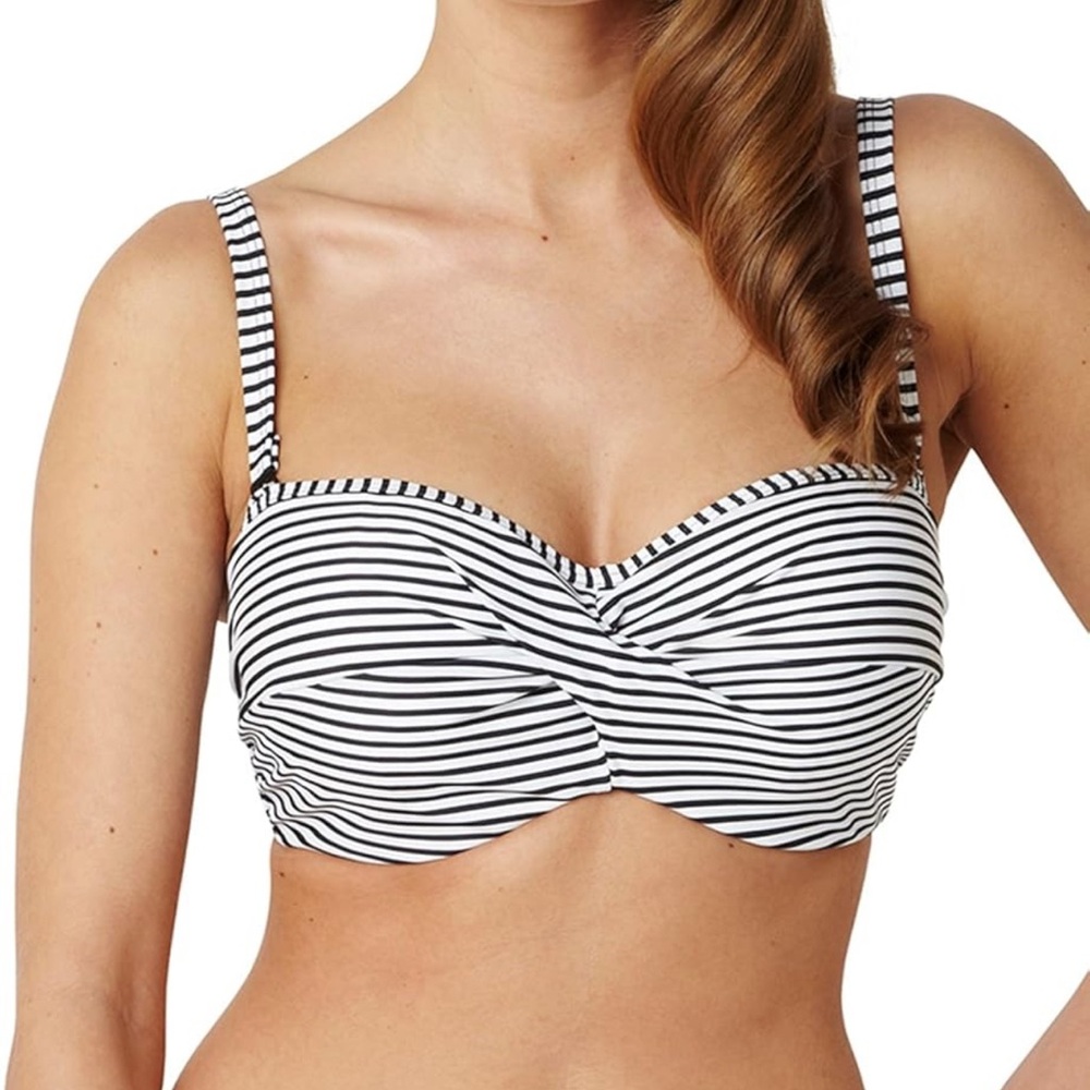 Panache Anya Striped Bikini Top